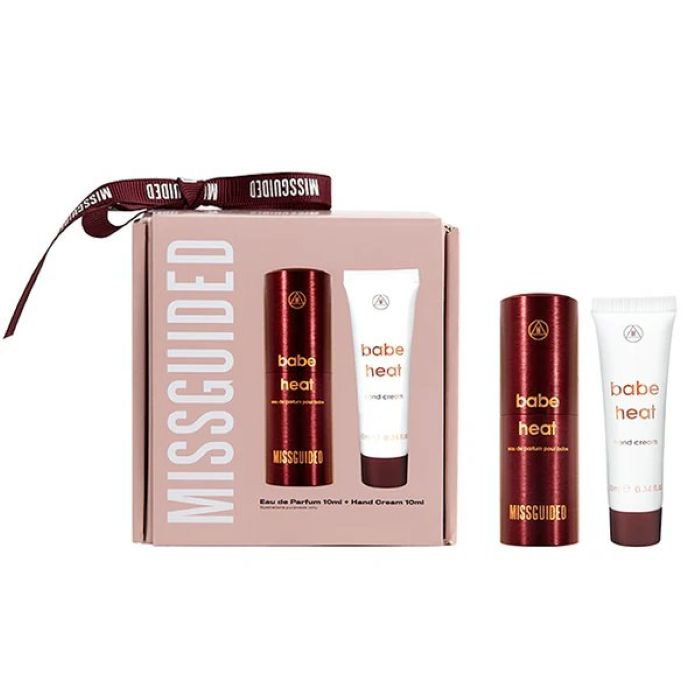 MISSGUIDED Babe Heat Eau De Parfum 10ml + Hand Cream Boxed Gift Set