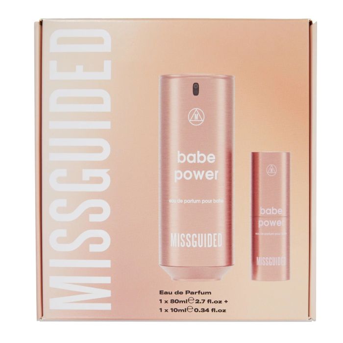 MISSGUIDED Babe Power Eau de Parfum  80ml + Travel Spray 10ml