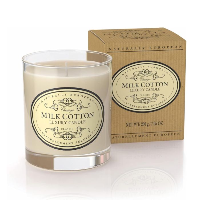 Milk Cotton Luxury Scented Candle