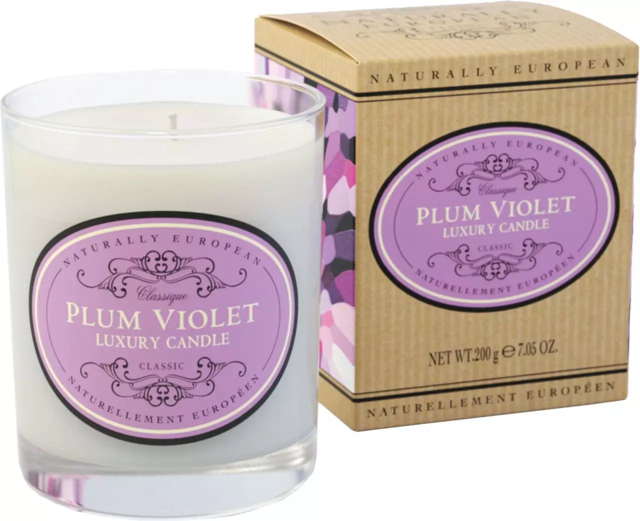 Plum Violet Luxury Scented Candle