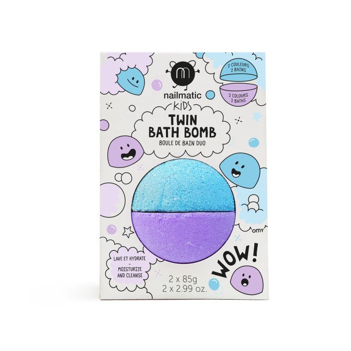 Nailmatic Bath Bomb Twin Blue & Violet