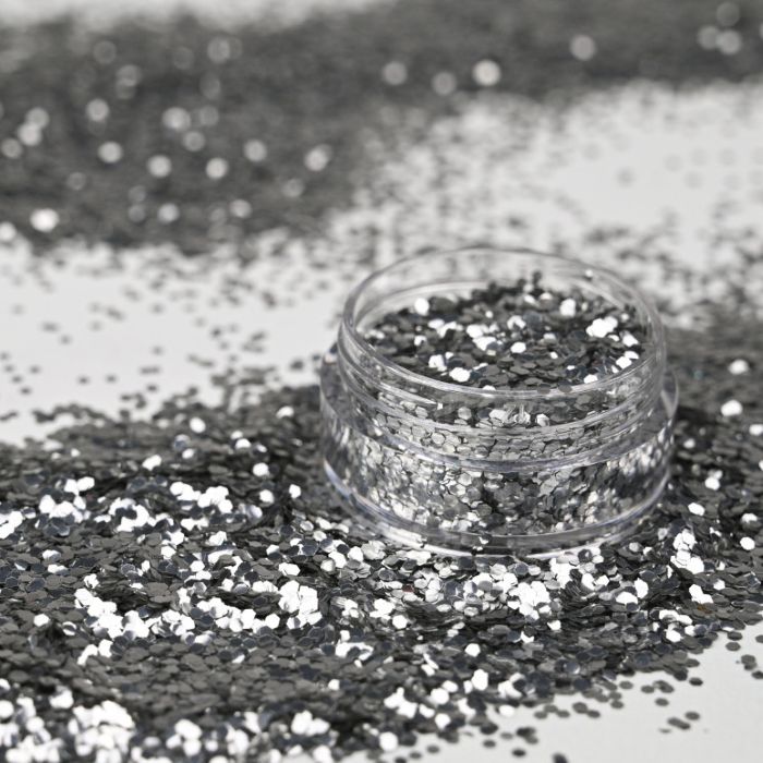 Nailmatic Pure Biodegradable Glitter Silver