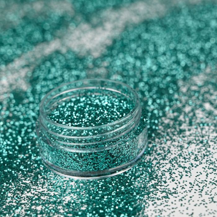 Nailmatic Pure Biodegradable Glitter Turquoise