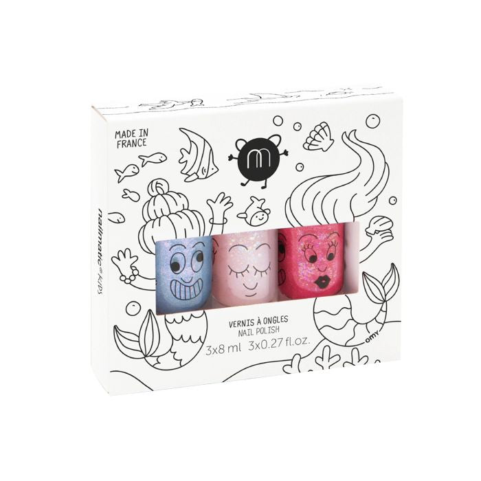 Nailmatic  Nail Polish Trio Set: Mermaid