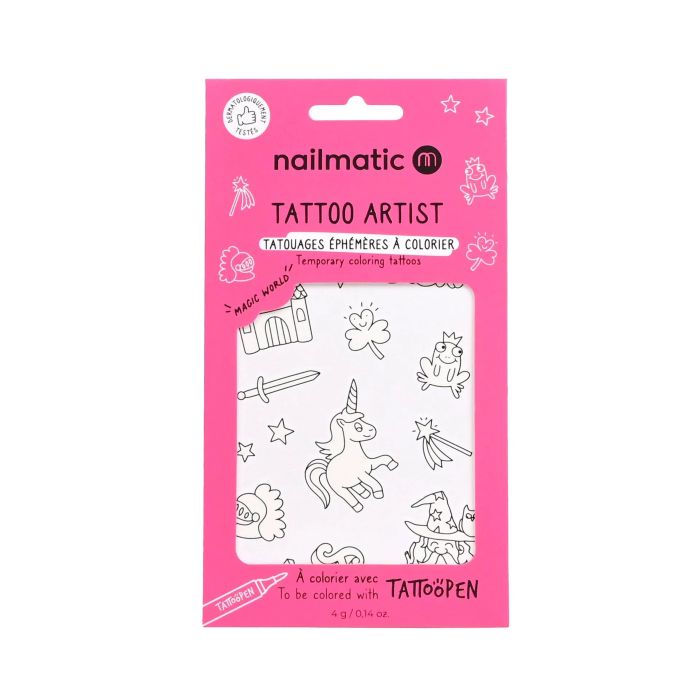 Nailmatic Coloring Tattoo Board Magic World