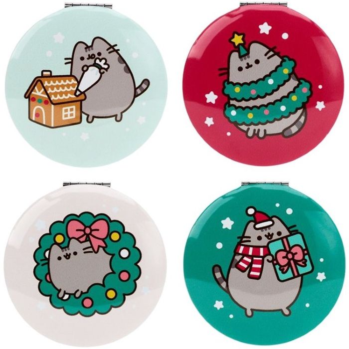 Christmas Pusheen Cat Mirror