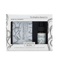 Aldington Blues Beard Gift Set on a white background, featuring a beard shampoo bar and beard oil infused with activated charcoal and essential oils—stylish grooming duo in bold nautical themed packaging, ideal for deep cleansing and beard care