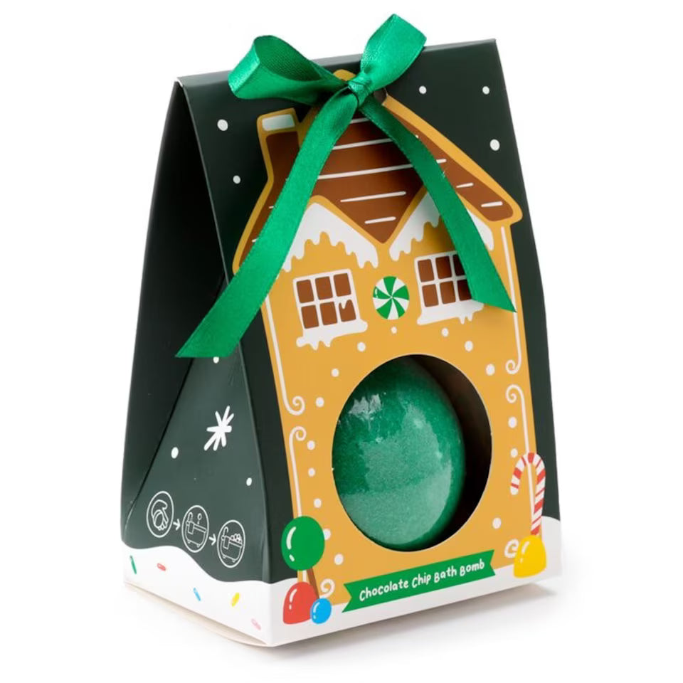 Bath Bomb in box Christmas Gingerbread