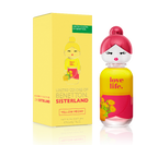 Benetton Sisterland perfume bottle and packaging on a white background