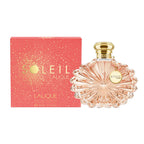 Lalique Soleil perfume bottle and packaging on a white background