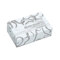 Brighton Beard Shampoo Bar shown in a compact square shape with bold, vintage-style nautical branding on white kraft paper packaging—artisan grooming product for beards displayed against a clean, minimal background.
